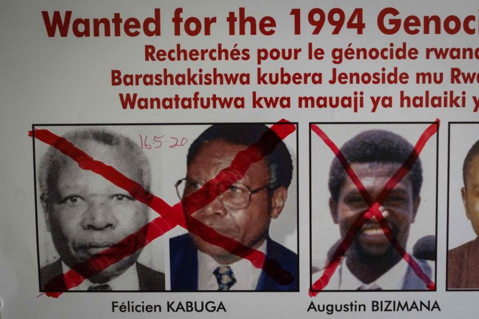 Félicien Kabuga on wanted poster