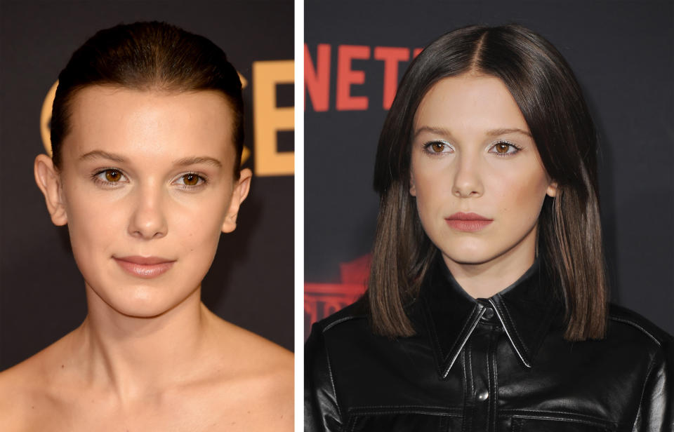 <p><strong>Wann:</strong> 26. Oktober<br> Der 13-jährige „Stranger Things”-Star war mit den langen glatten Haaren bei der Premiere der zweiten Staffel kaum wiederzuerkennen. Das ist Welten entfernt von Elevens glattrasiertem Look. <br><em>[Bild: Getty]</em> </p>