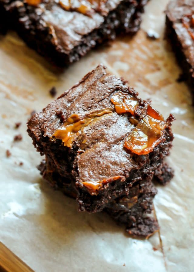 Bacon Caramel Brownies