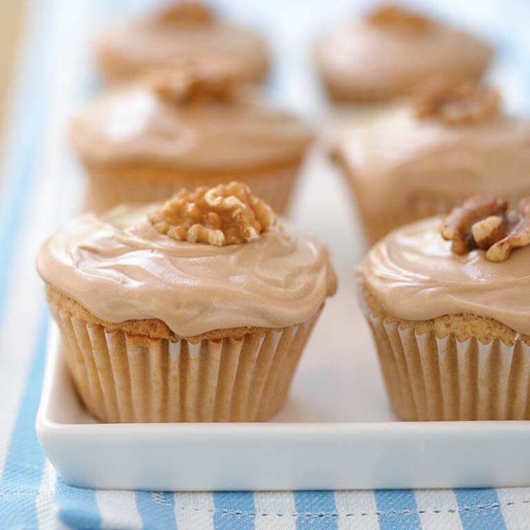 Double-Maple Cupcakes