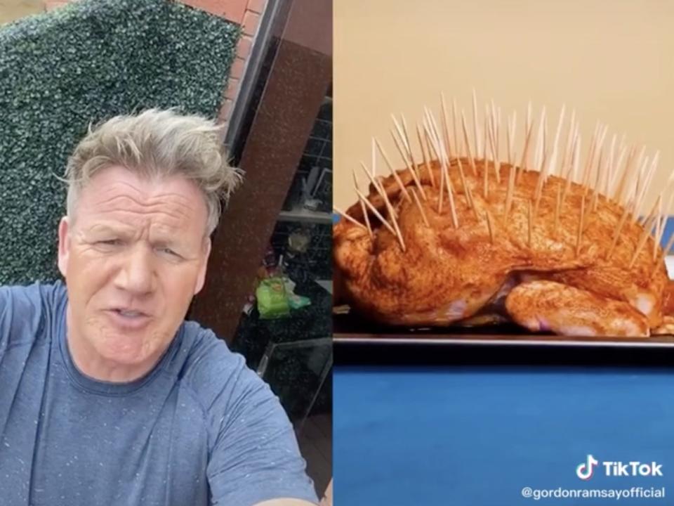 Gordon Ramsay chicken TikTok