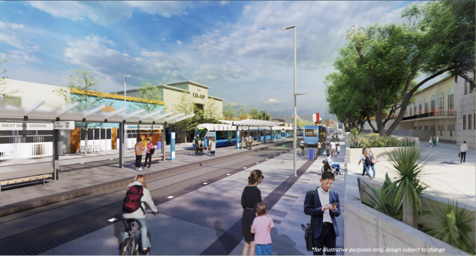 The new design for the Drag is projected to dramatically increase how many people can move through the area a day — about 21,160 people northbound an hour compared with the 6,470 people an hour northbound that can travel there now.