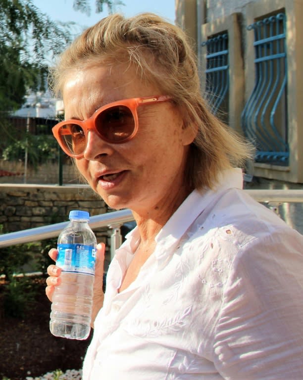 Veteran journalist Nazli Ilicak, pictured on July 26, 2016, was one of those detained as part of the investigation into the failed coup in Turkey