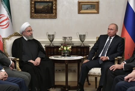 Russian President Putin meets with Iranian counterpart Rouhani in Ankara