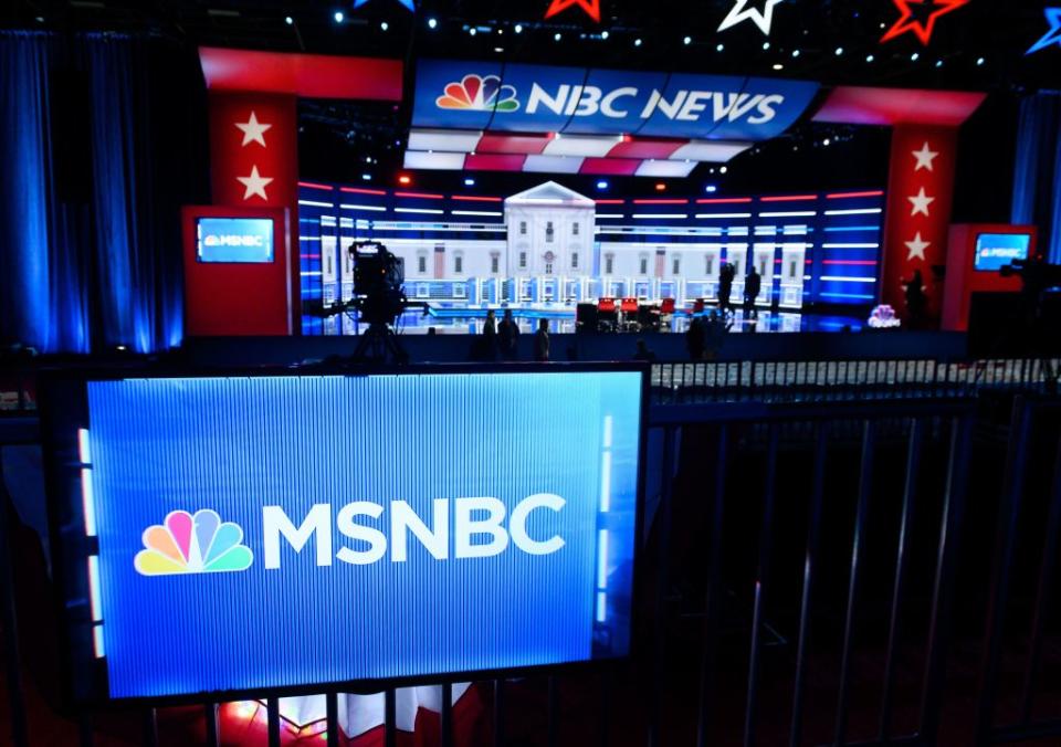 MSNBC, the second-most-watched cable channel in the US, featured left-leaning commentary that is largely sympathetic to the Democratic Party. AFP via Getty Images