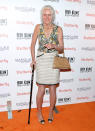 In 2013, Klum attended her party dressed as a 95-year-old version of herself, complete with varicose veins and a walking stick.<em> [Photo: Getty]</em>