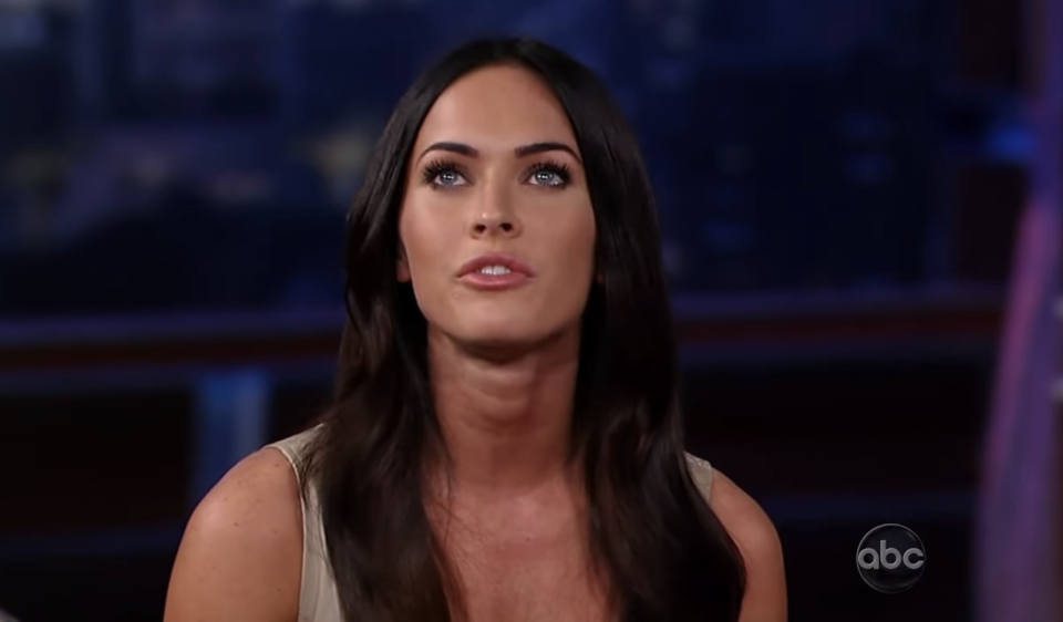 Closeup of Megan Fox