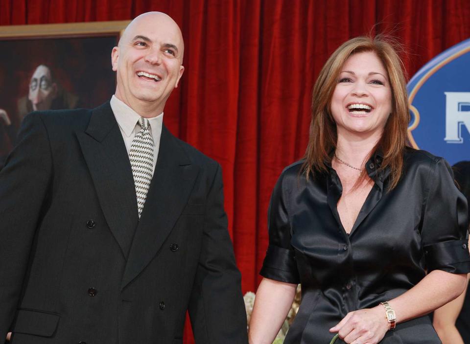 Valerie Bertinelli (R) and her date Tom Vitale arrive at the premiere of Disney/Pixar's "Ratatouille" at the Kodak Theater on June 22, 2007 in Los Angeles, California