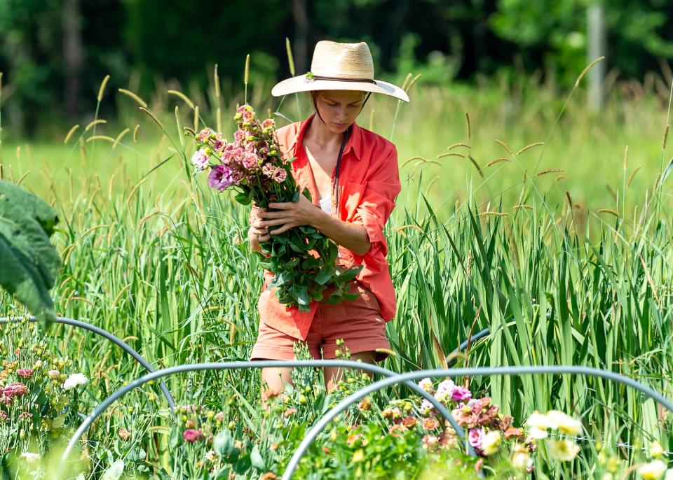 Rivka Paul at Blazing Star Farm. Wednesday, June 15, 2022.