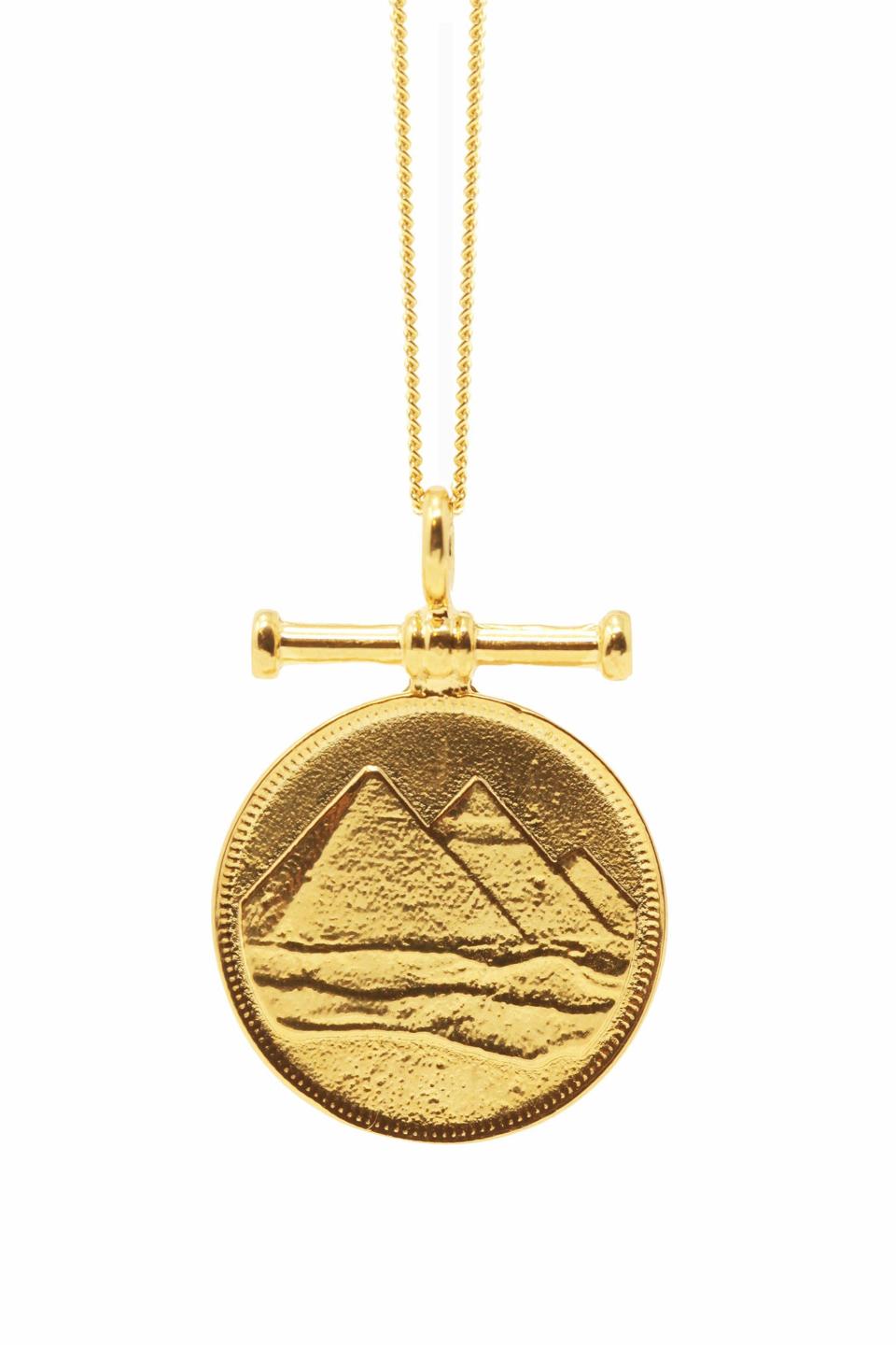 The Pyramid Charm Necklace