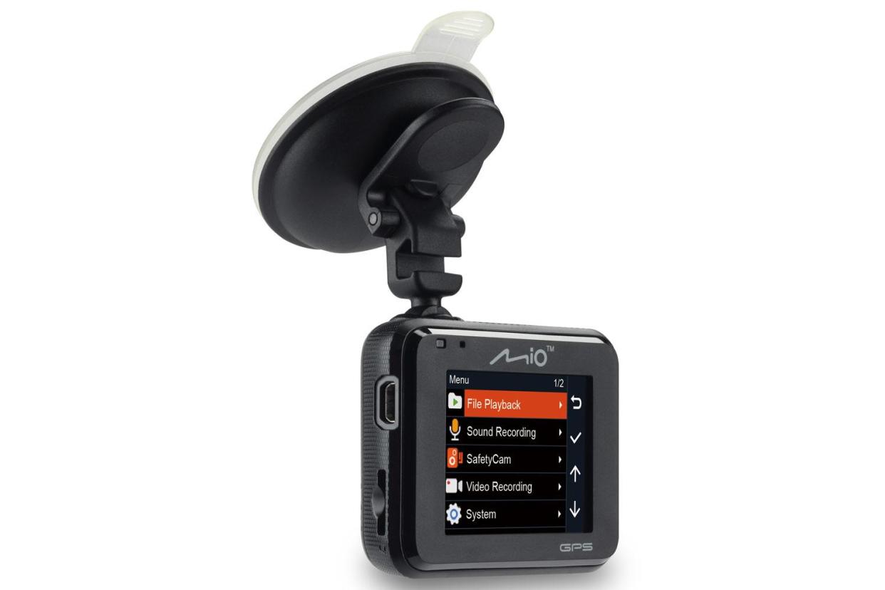 The Mio C330 dashcam gives you peace of mind when you're on the road: Mio