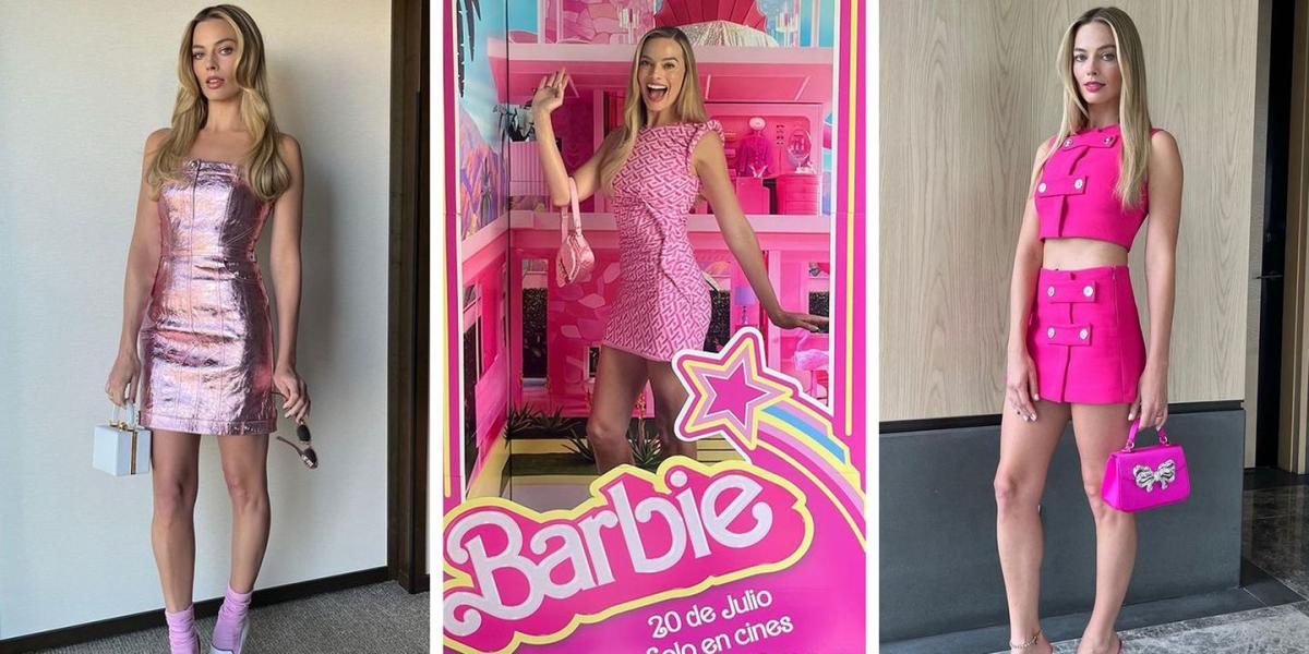 Margot Robbie's stylist reveals unseen outfits from 'Barbie' press tour