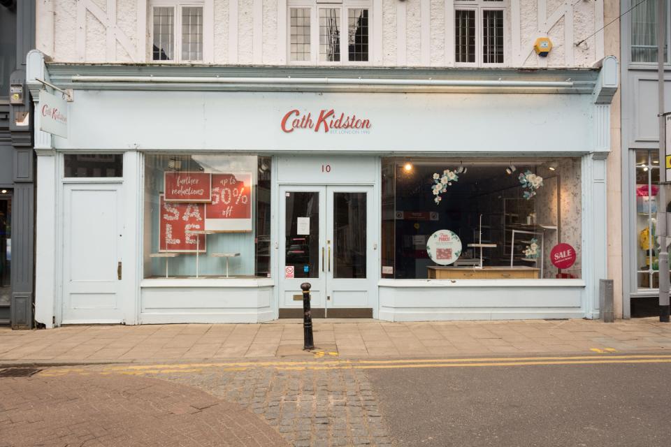 Cath Kidston shop front in Thames Street. (PA)