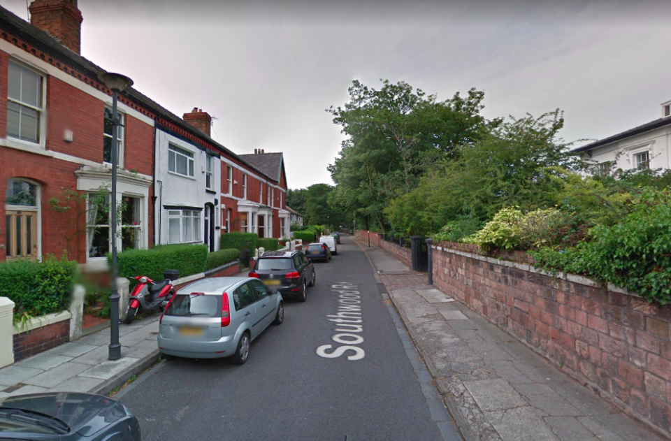 <em>Mr Brown was shot in the head on Southwood Road in Aigburth in October 2016 (Google)</em>