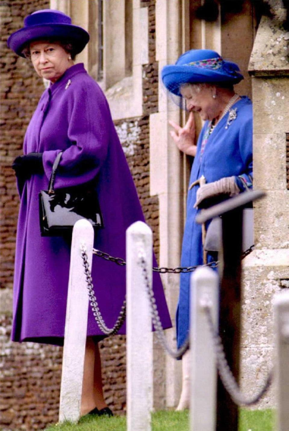 1994: The Queen wearing Ultra Violet (AFP/Getty Images)