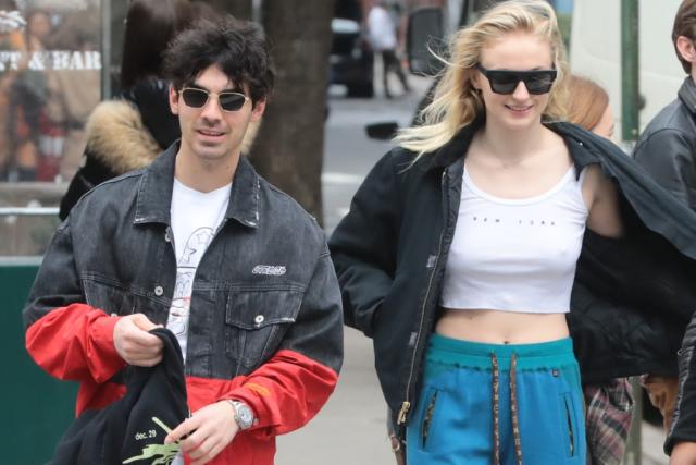 Sophie Turner in $2,000 Louis Vuitton Slippers Hit NYC Streets