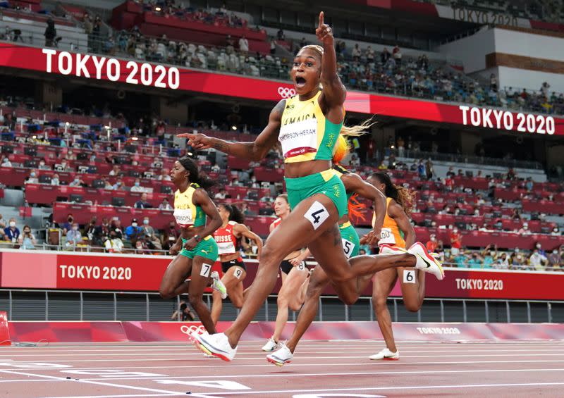 Athletics - Women's 100m - Final