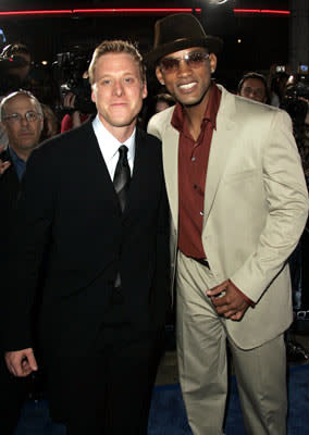 Alan Tudyk and Will Smith at the Los Angeles premiere of Twentieth Century Fox's I, Robot