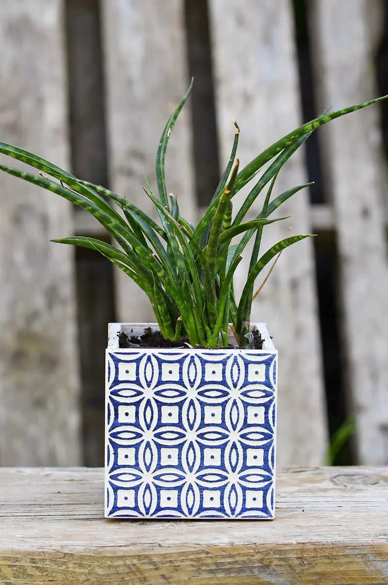 tile diy planters