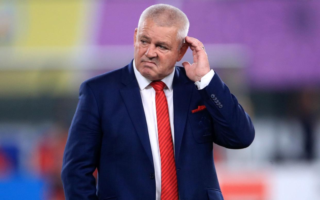 Warren Gatland looks sad - PA