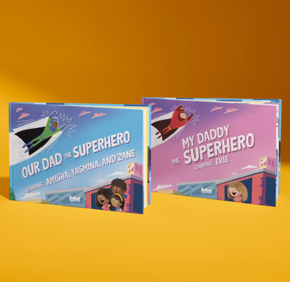 <p><a href="https://go.redirectingat.com?id=74968X1596630&url=https%3A%2F%2Fwww.wonderbly.com%2Fuk%2Fpersonalized-products%2Four-dad-the-superhero-book&sref=https%3A%2F%2Fwww.countryliving.com%2Fshopping%2Fgifts%2Fg39880311%2Fgifts-for-dad-from-son%2F" rel="nofollow noopener" target="_blank" data-ylk="slk:Shop Now;elm:context_link;itc:0;sec:content-canvas" class="link ">Shop Now</a></p><p>My Daddy The Superhero</p><p>£27.99</p><p>wonderbly.com</p>
