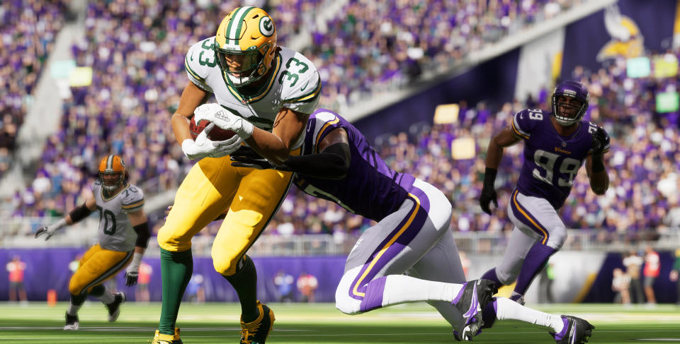 Green Bay versus the Ravens. (Photo: EA)