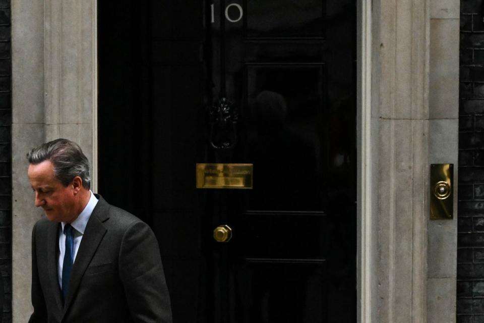 David Cameron returned to government with a role as foreign secretary (AFP via Getty Images)