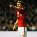 Nom: Andreas Bjelland<br>Poste: Défenseur<br>Date de naissance (Âge): 11/07/1988 (23)<br>Numéro: 12<br>Club: Nordsjælland (Danemark DEN)