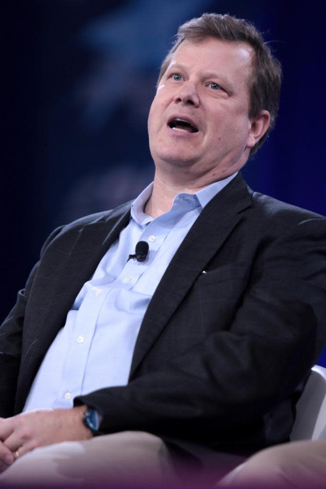 Peter Schweizer speaks at CPAC in 2016.