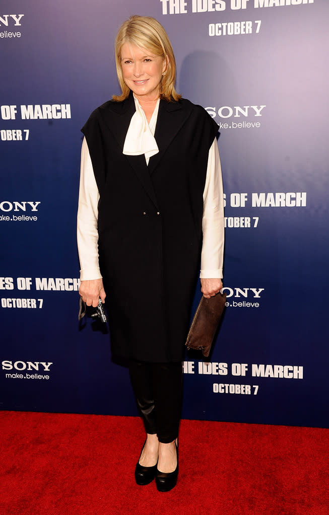 The ides of March 2011 NY Premiere Martha Stewart