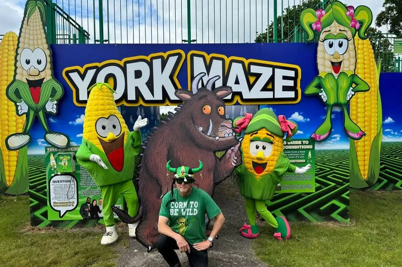 The giant maize maze opens at York Maze next month