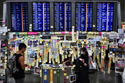 Hong Kong protesters are targeting areas of the city crowded with mainland visitors or traders, such as the international airport