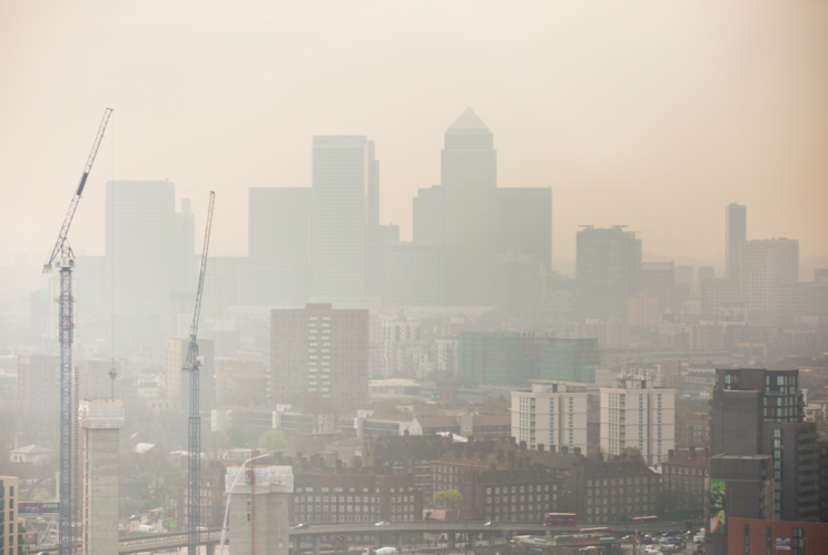 Smog: Exercising in polluted cities like London could be bad for you (Rex)