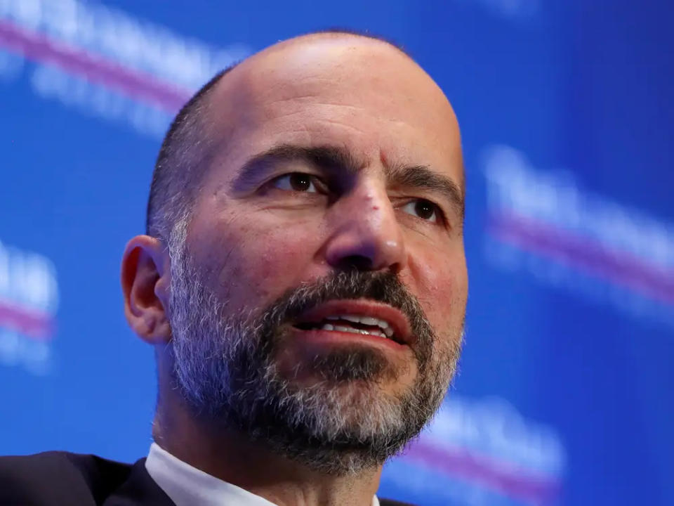 Uber-CEO Dara Khosrowshahi schätzte, dass eine 3-Meilen-Fahrt (4,8 Kilometer) 20 Dollar (18,30 Euro) kosten würde. Tatsächlich war es mehr als doppelt so viel. - Copyright: Reuters