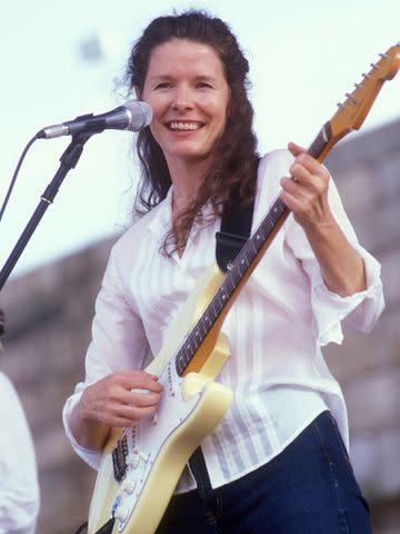 <p>Ebet Roberts/Redferns</p> Edie Brickell performing at the Newport Folk Festival in Newport, Rhode Island, in August 2003.