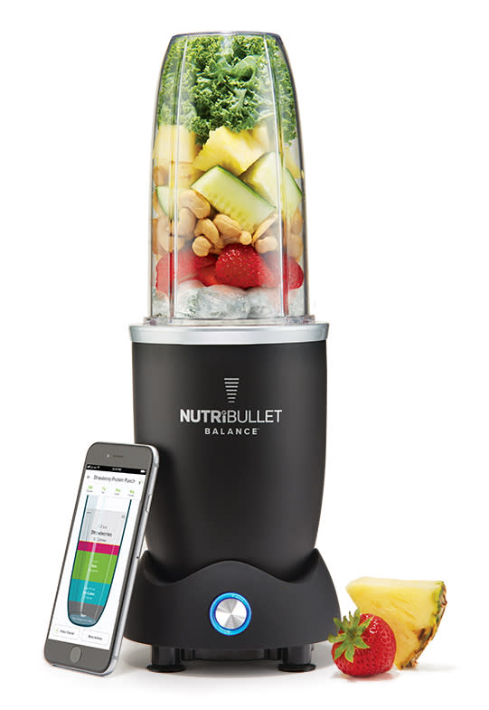 <p>To help kickstart a healthy, balanced diet in the New Year, this may be the perfect gift. Source: <a rel="nofollow noopener" href="https://www.bulletbrands.com.au/balance/nutribullet-balance/" target="_blank" data-ylk="slk:NutriBullet;elm:context_link;itc:0;sec:content-canvas" class="link ">NutriBullet</a> </p>