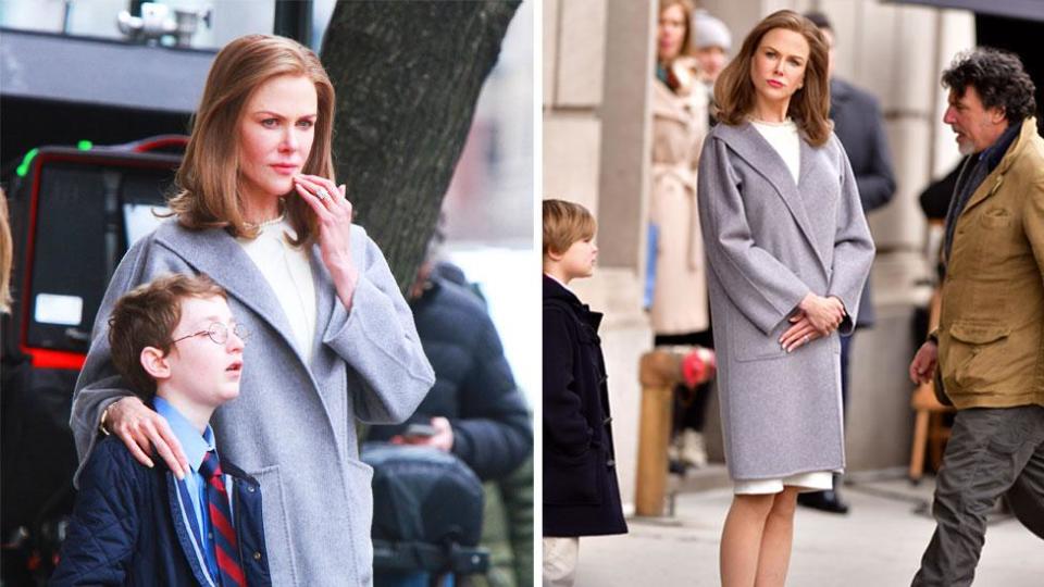 Nicole Kidman on set of new film The Goldfinch