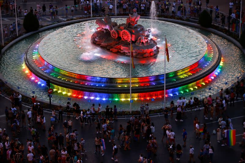 Gay Pride parade in Madrid