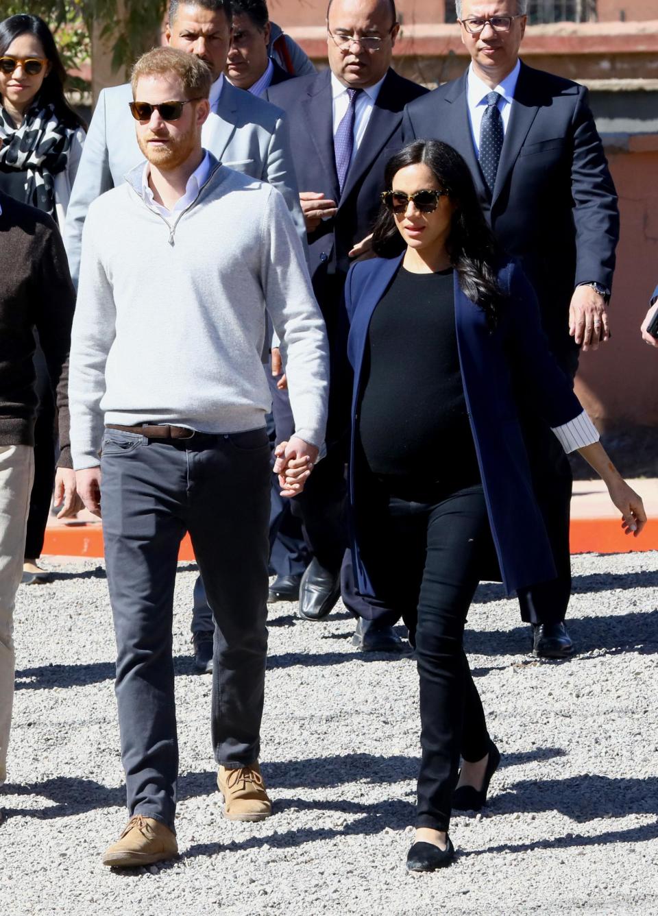 The Duchess of Sussex in Morocco on February 24, 2019 (Getty Images)