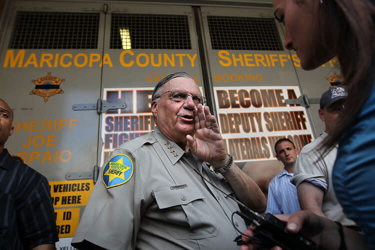 Former Maricopa County sheriff Joe Arpaio (Getty Images)