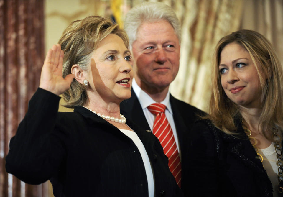 Secretary of State Hillary Clinton is sworn in