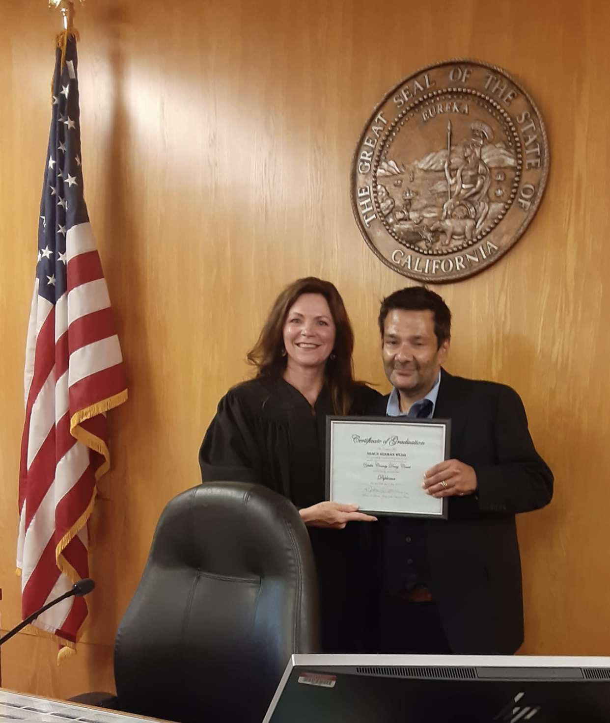 Shaun Weiss has graduated from drug court. (Facebook)