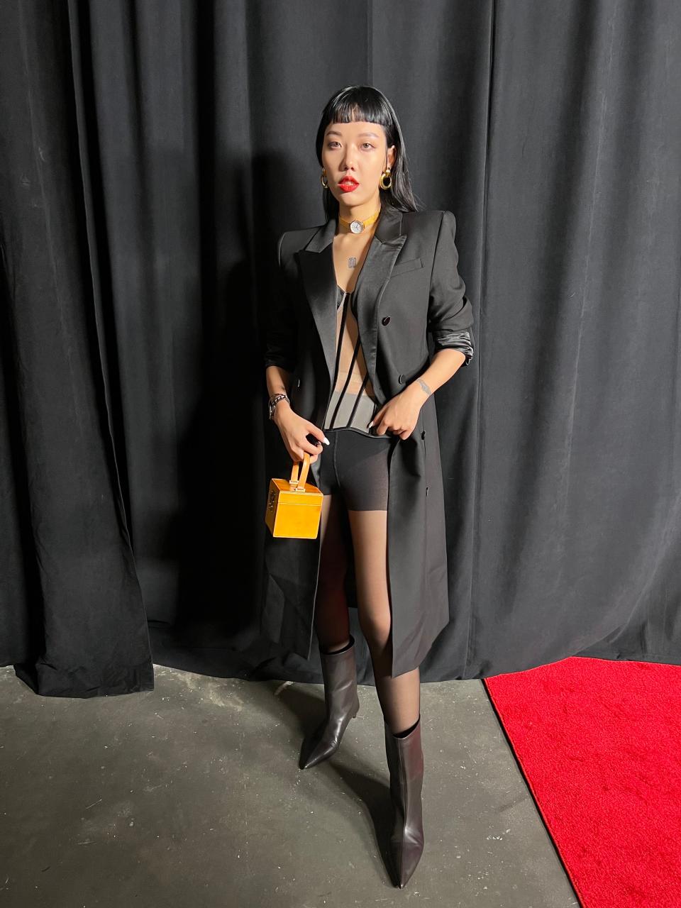Michelle Song at New York Fashion Week 2023.