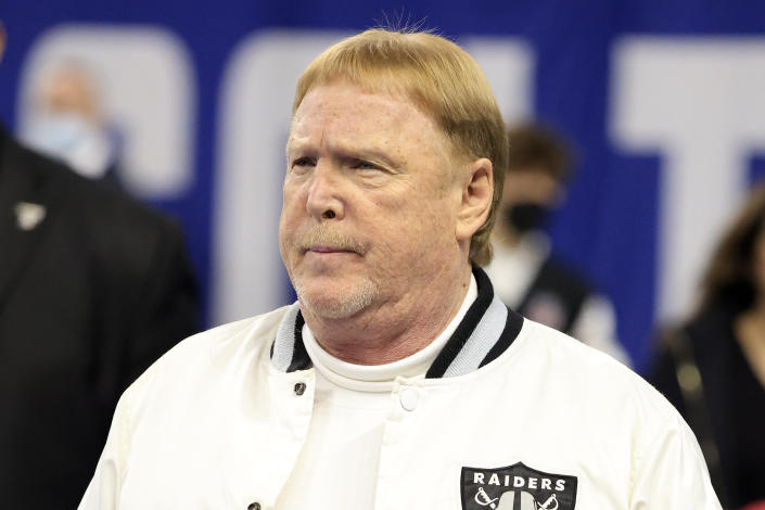 Raiders owner Mark Davis donated $1 million to Uvalde schools. (Photo by Justin Casterline/Getty Images)