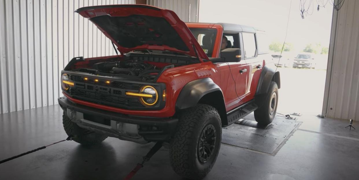 hennessey performance bronco raptor dyno test