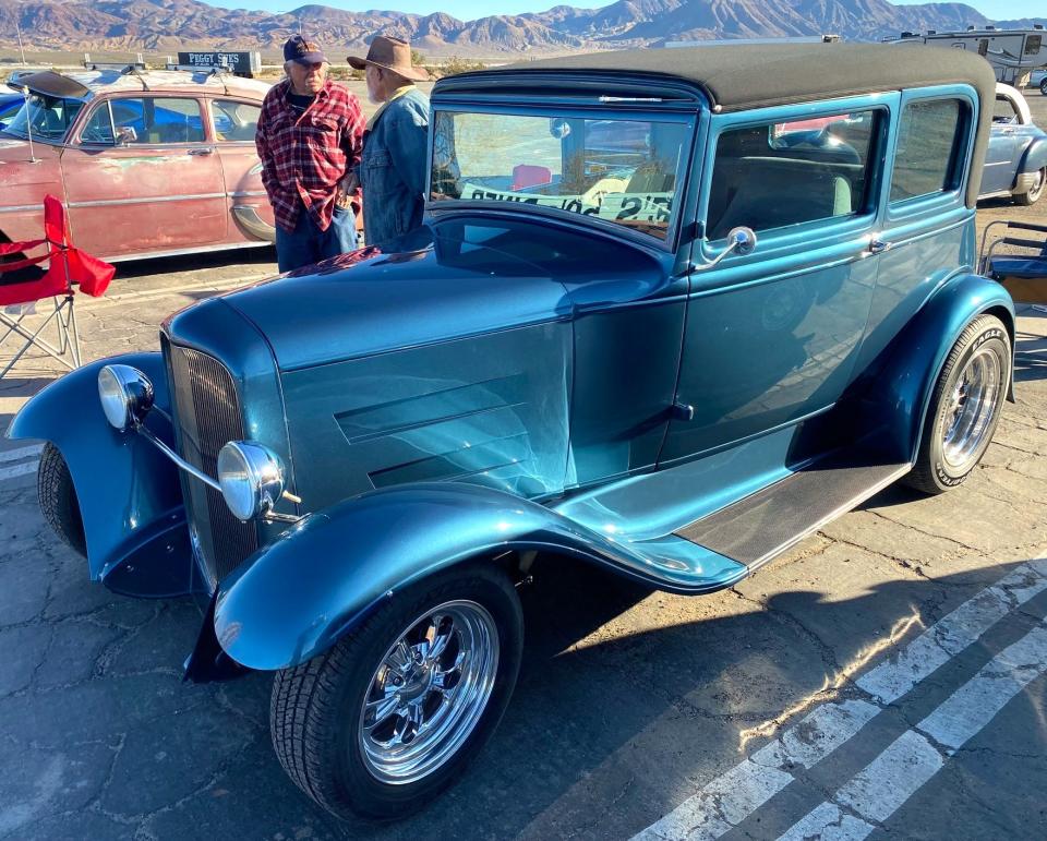 Peggy Sue's has routine car shows for enthusiasts to enjoy, as seen on 02/12/24. A great place to show off that classic vehicle.