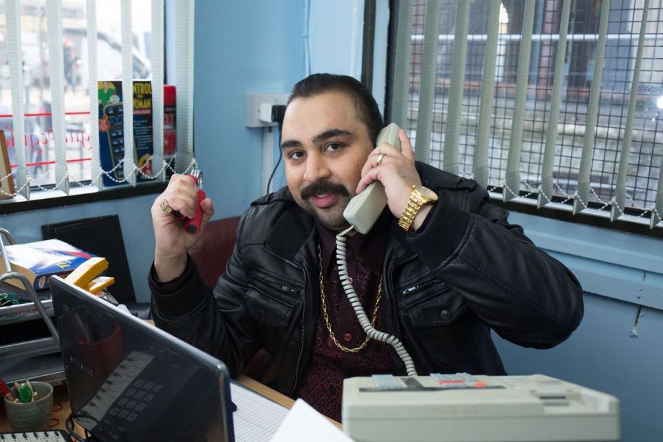 Chaudhry’s wheeler dealer Chabuddy G in ‘People Just Do Nothing’ (BBC)