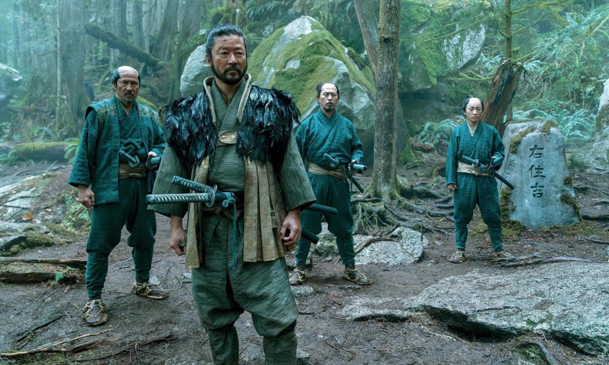 <span>Tadanobu Asano as Kashigi Yabushige in a scene from Shōgun.</span><span>Photograph: Katie Yu/AP</span>