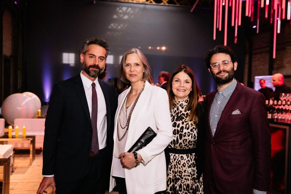 Omar Metwally, Amy Morton, Kathryn Erbe, and Arian Moayed