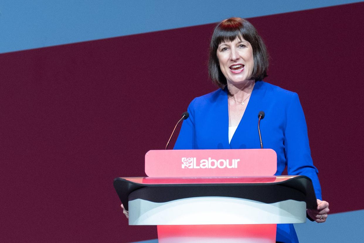 Rachel Reeves has hit out at people cheering for the Palestinian cause at the Labour conference in Liverpool (PA Wire)